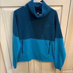 The North Face Two-Tone Blue Fleece Jacket